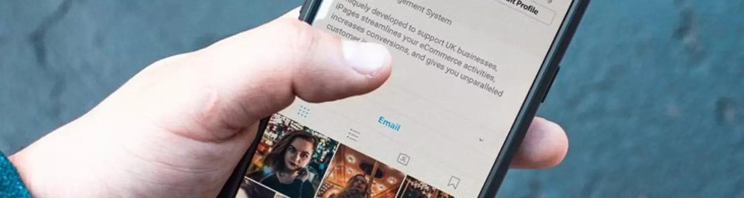 iPhone screen showing Selling through Instagram